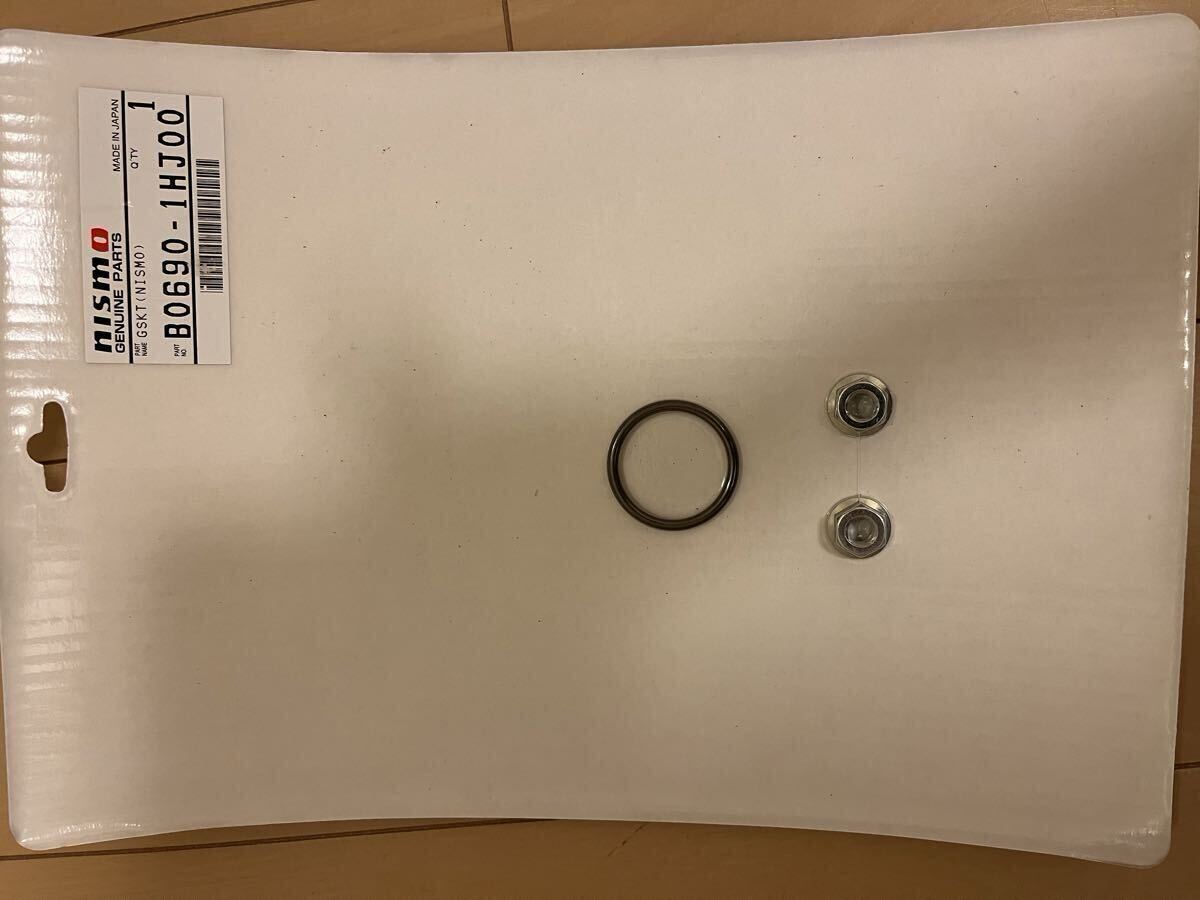 K13マーチ NISMO S-tuneマフラー(HR12) NISMOマフラーガスケット＆ナットセット　HKSスーパーハイブリッドフィルター　３つセット　_画像9