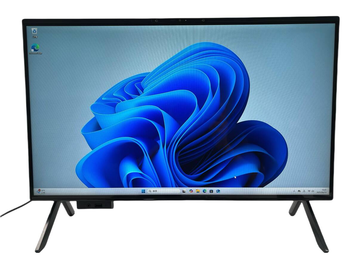 富士通 FMV F75-K1 Desktop F 2025年1月発表モデル Intel Core i7-1260P メモリ16GB+SSD512GB+DVD 顔認証 23.8型FHD 送料無料 Y7J205_画像1