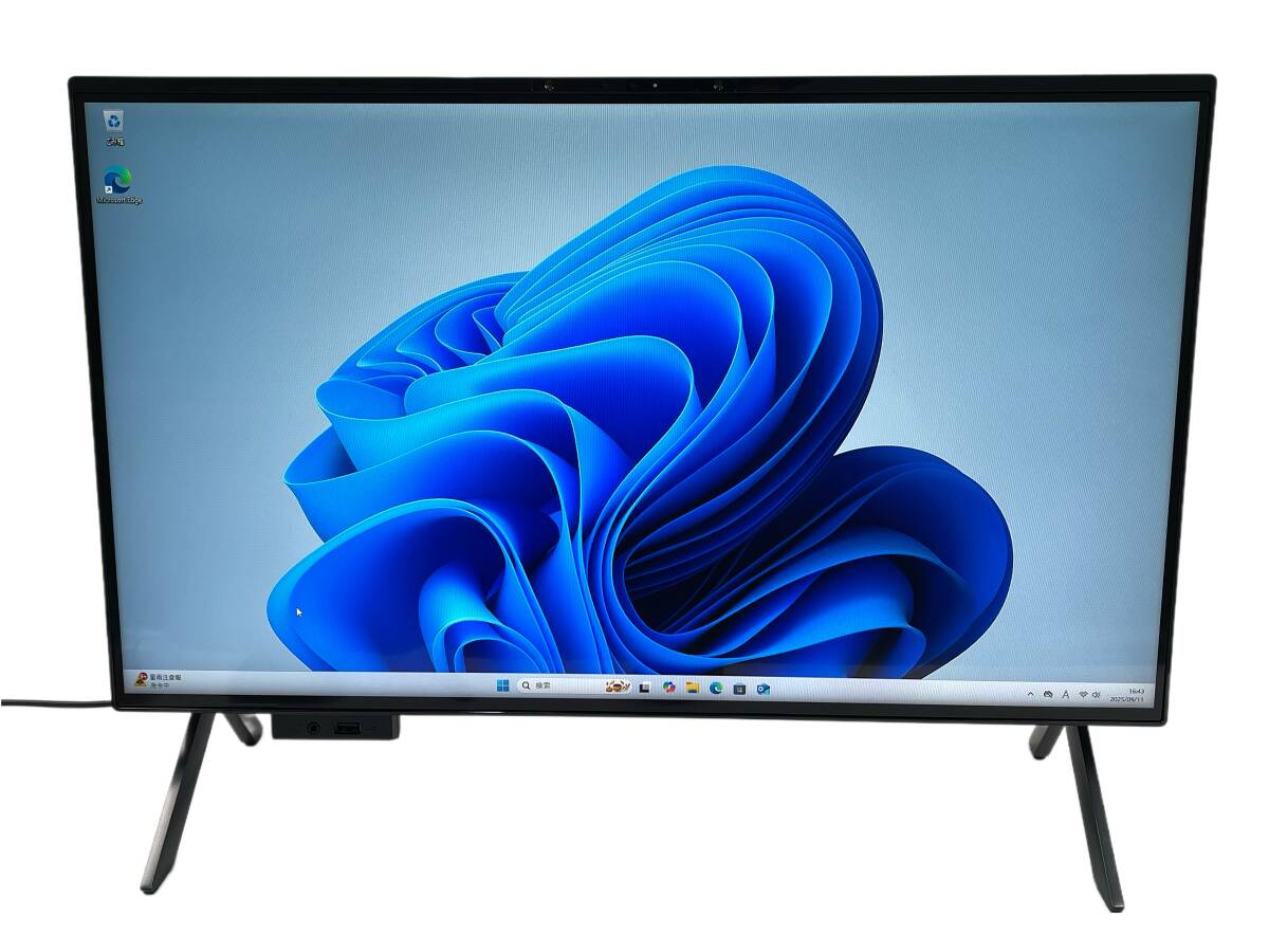 富士通 FMV WF1-K1 Desktop F 2025年1月発表モデル Intel Celeron 7305 メモリ8GB+SSD256GB+DVD 顔認証 23.8型FHD 送料無料 Y7J207_画像1