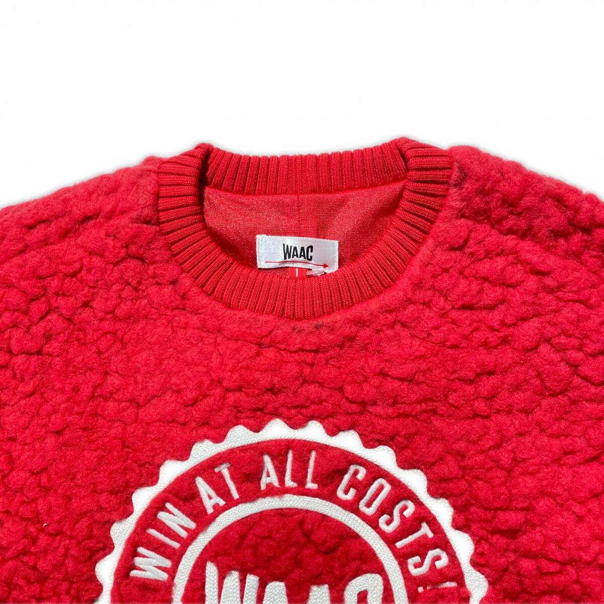 coco 中古 ワック WAAC レディース スウェット 1(S) 赤 防風 フリース