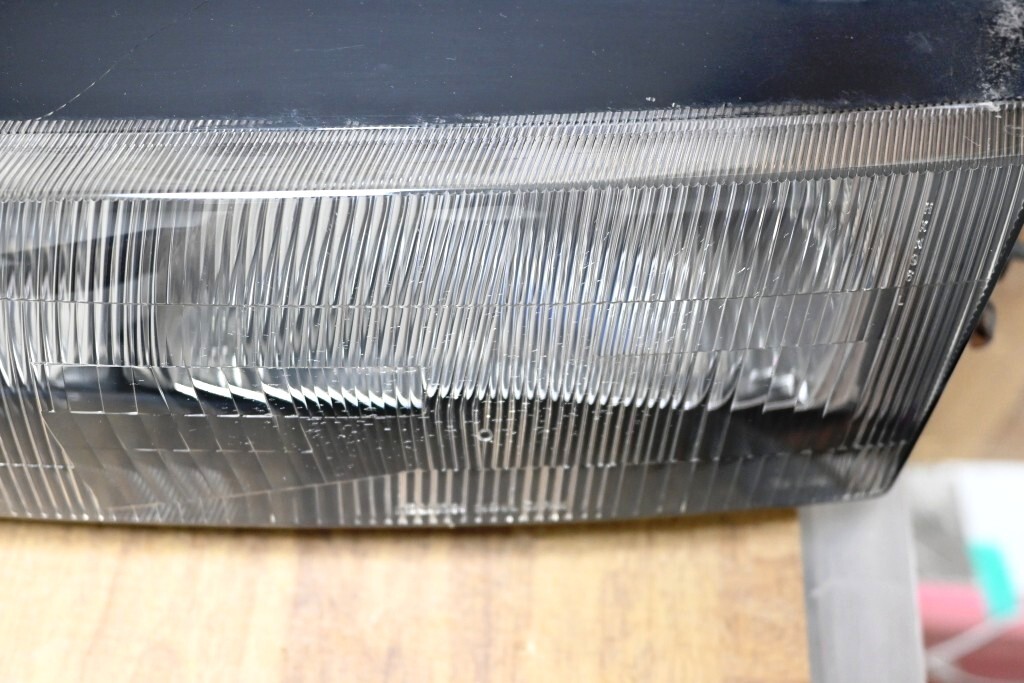 美品 黄ばみ無し NISSAN 日産 S14 シルビア 前期 純正 ハロゲン 左右 ヘッドライト ICHIKOH 1494 ① コーティング_画像8