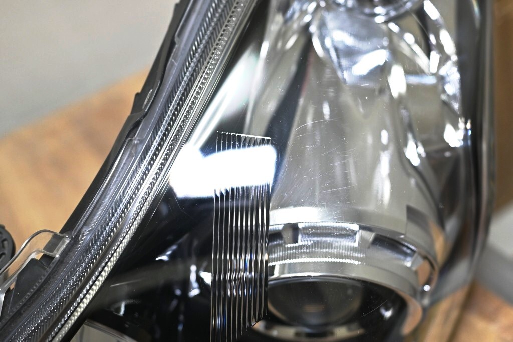 100円売切り SUBARU スバル レガシィ BM9 BR9 前期 純正 ブラック HID 左側 ヘッドライト KOITO 100-20061 5N　_画像4