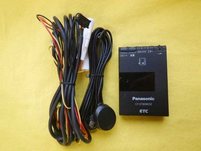 ◆Panasonic　ETC◆CY-ET909KDZ◆送料無料　軽自動車登録　パナソニック　ボイスタイプ　【25101709】_画像1