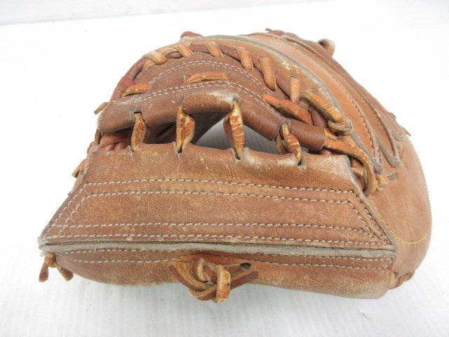 オ259■HIROUN(ヒロウン) ソフトボール用 / キャッチャーミット 茶 / S-0362 / グローブ_画像4