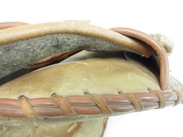 オ259■HIROUN(ヒロウン) ソフトボール用 / キャッチャーミット 茶 / S-0362 / グローブ_画像10