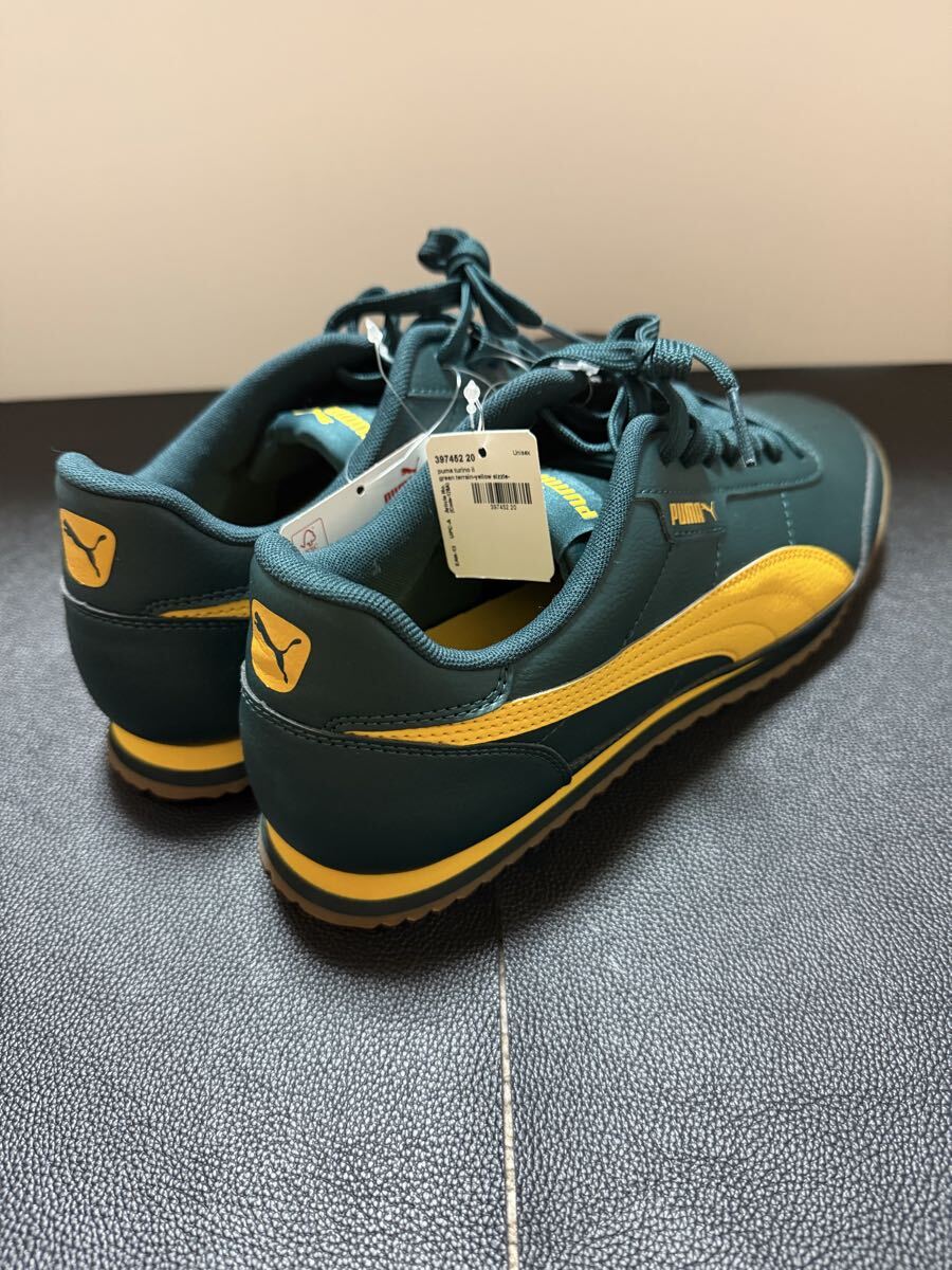 新品未使用　PUMA プーマ　チュリーノ　グリーン　緑　スニーカー　27cm_画像2