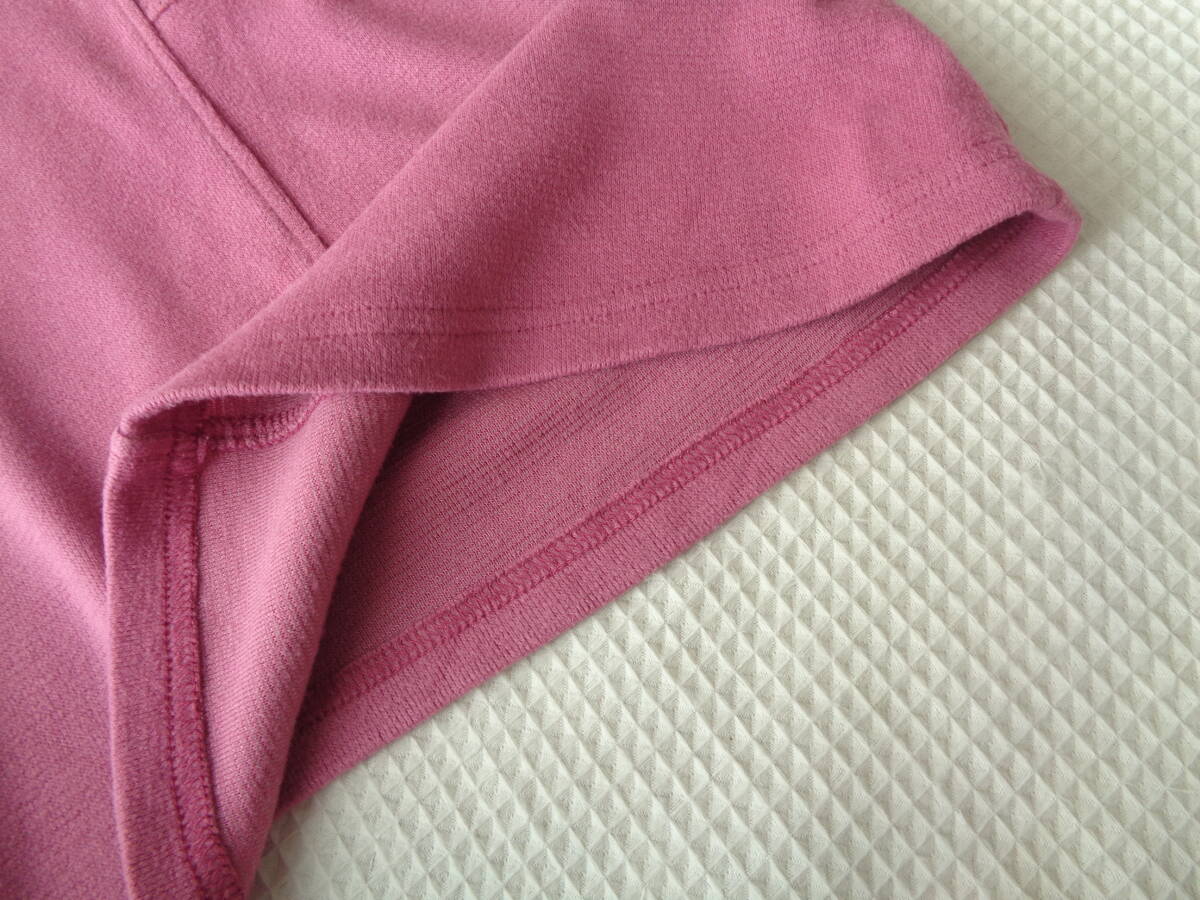 日本製 MILAKE 切替デザイントップス ピンク系_画像6