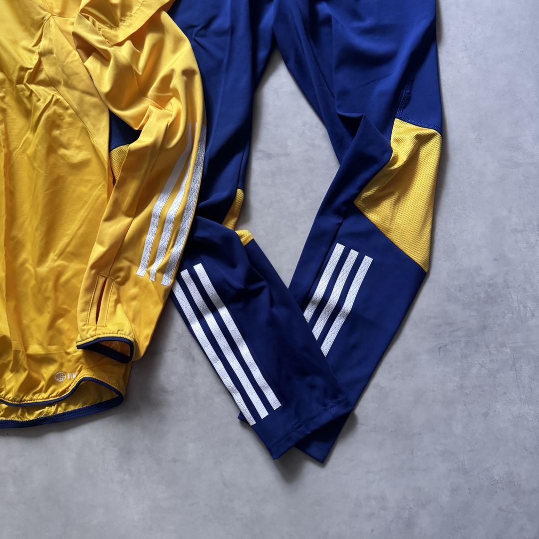 новый товар M размер обычная цена 2.2 десять тысяч Adidas верх и низ выставить футбол Япония представитель tiro23 Pro pi стерео пропан tsu желтый блюз Poe tsu