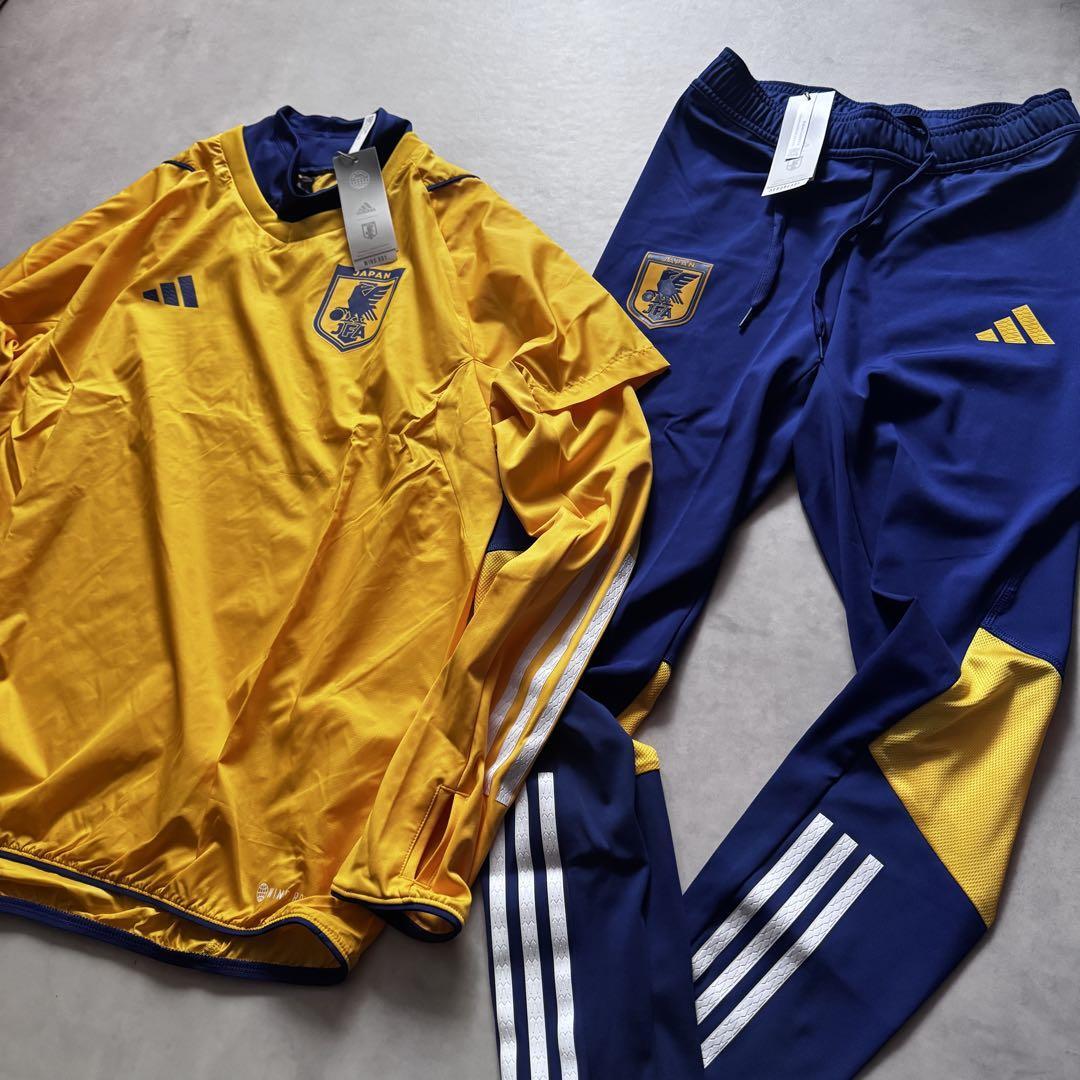 новый товар M размер обычная цена 2.2 десять тысяч Adidas верх и низ выставить футбол Япония представитель tiro23 Pro pi стерео пропан tsu желтый блюз Poe tsu