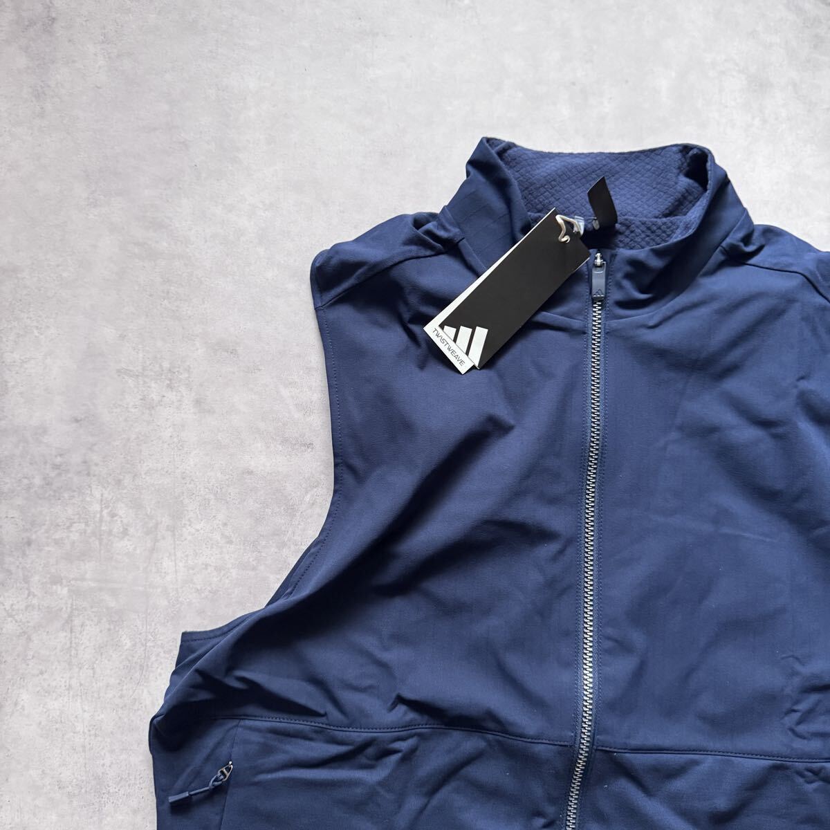 новый товар XL размер обычная цена 1.4 десять тысяч Adidas Golf Ultimate365 Tour полный Zip лучший adidas golf мужской популярный высота теплоизоляция темно-синий темно-синий осень-зима