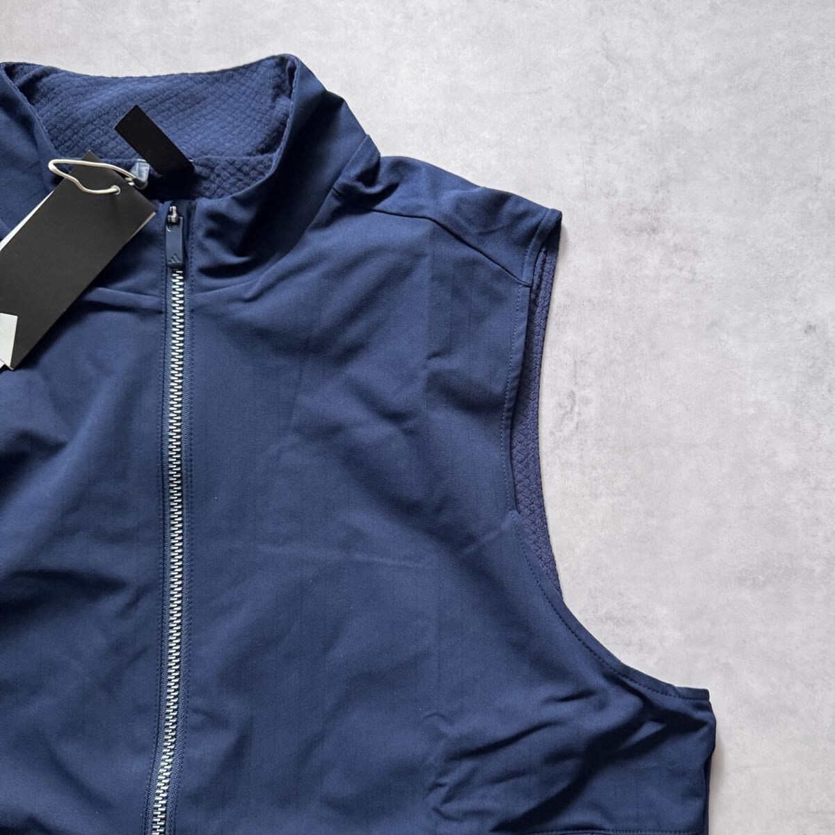 новый товар XL размер обычная цена 1.4 десять тысяч Adidas Golf Ultimate365 Tour полный Zip лучший adidas golf мужской популярный высота теплоизоляция темно-синий темно-синий осень-зима