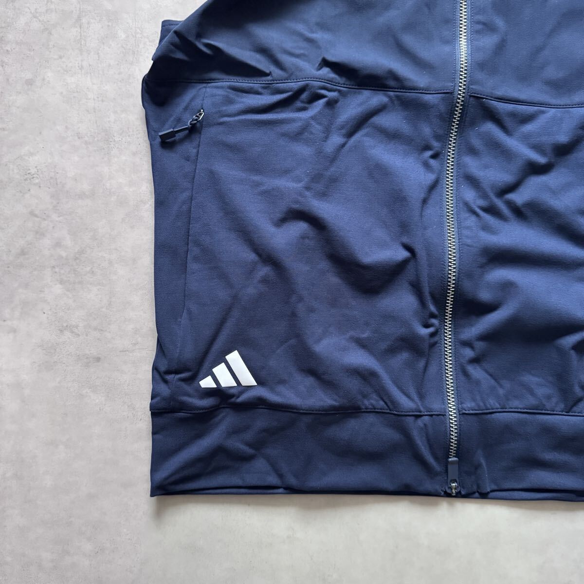 новый товар XL размер обычная цена 1.4 десять тысяч Adidas Golf Ultimate365 Tour полный Zip лучший adidas golf мужской популярный высота теплоизоляция темно-синий темно-синий осень-зима