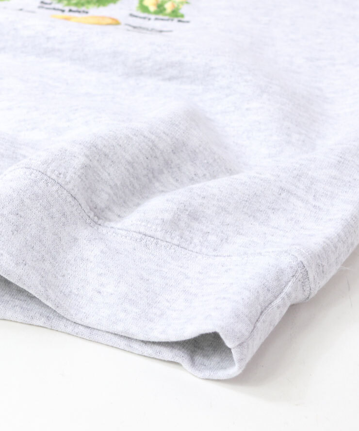 <Lサイズ><ストーンブラック>ATLAS SCREEN PRINTING アトラススクリーンプリント クルーネック スウェットシャツ ASP030001_画像7