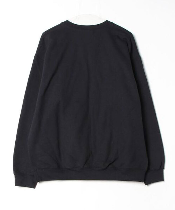 <Lサイズ><ストーンブラック>ATLAS SCREEN PRINTING アトラススクリーンプリント クルーネック スウェットシャツ ASP030001_画像8