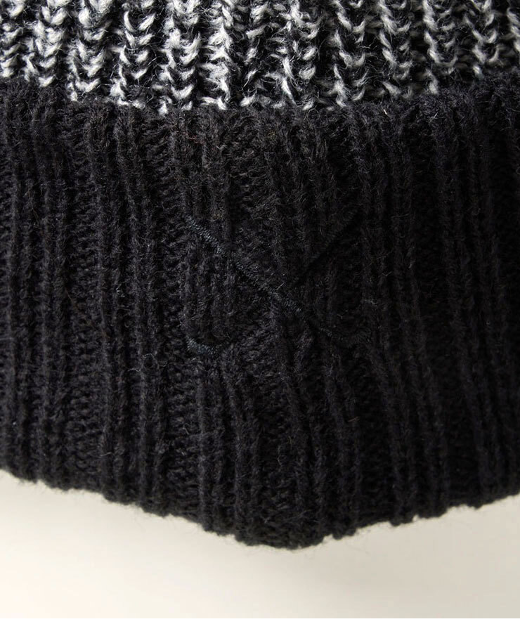 NEW ERA ニューエラ ゴルフ つば付きニット帽 バイザーニット TPUパッチ ブラック 14669031_画像7