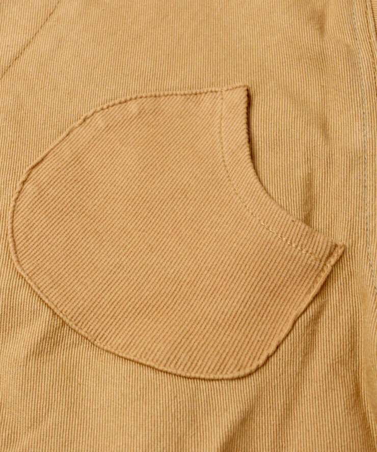 ＜XLサイズ＞＜ブラウン(34)＞gym master ジムマスター 中ワタデニム カツラギフードジャケット G621767_画像4