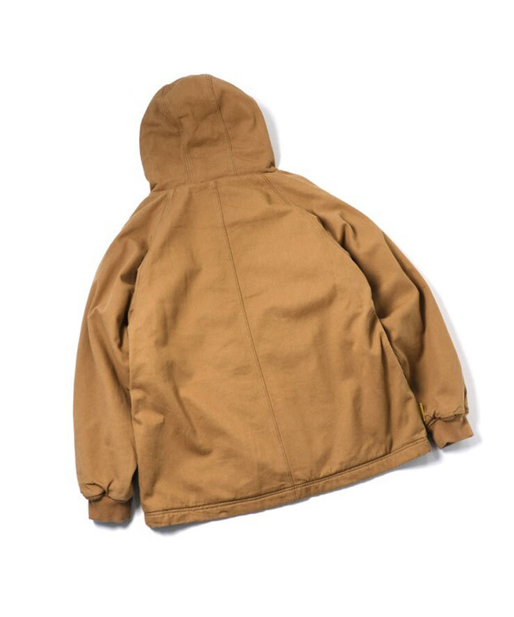 ＜XLサイズ＞＜ブラウン(34)＞gym master ジムマスター 中ワタデニム カツラギフードジャケット G621767_画像9