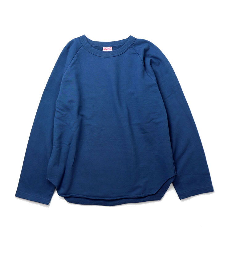 <デニムブルー>WALLA WALLA SPORT ワラワラスポーツ ウィメンズ ルーズ ベースボール スウェット レディース WW130081-SR_画像1