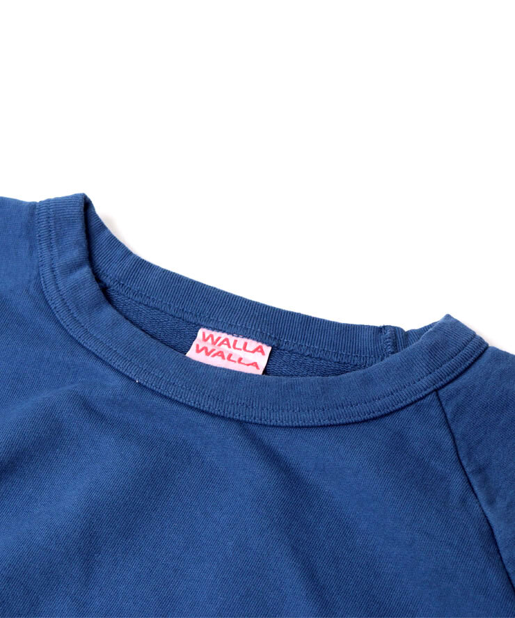 <デニムブルー>WALLA WALLA SPORT ワラワラスポーツ ウィメンズ ルーズ ベースボール スウェット レディース WW130081-SR_画像3