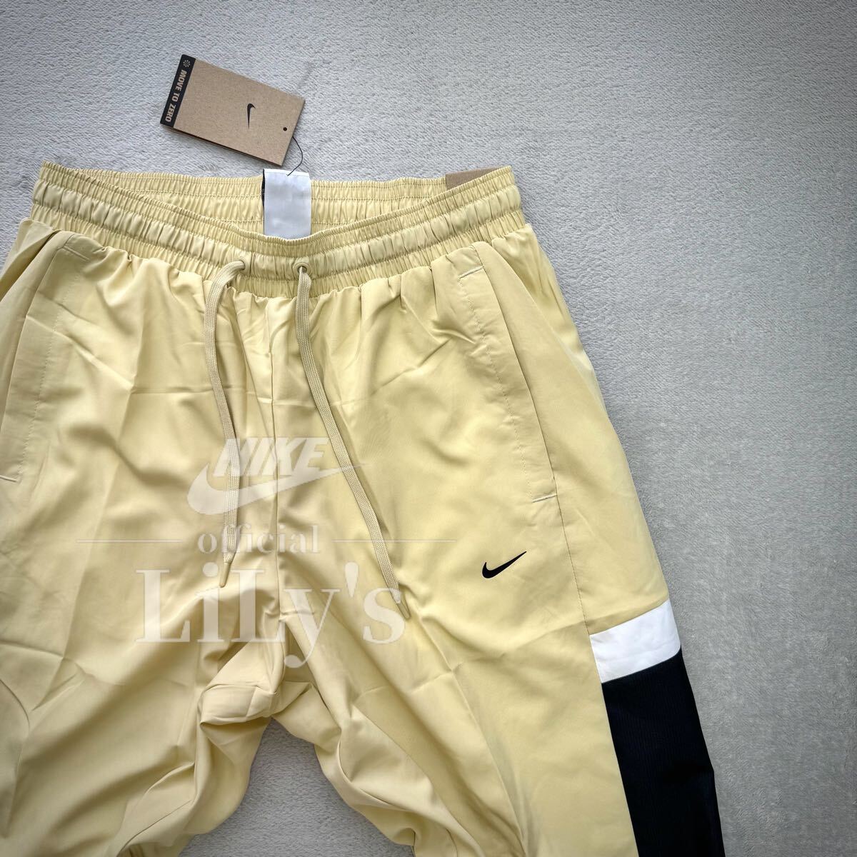 新品未使用　NIKE上下セットアップ　Ｌサイズ ウーブン　ゴールド　バスケ ウーブンジャケット　FZ0249 FZ0251 スウォッシュ　ジョーダン_画像7