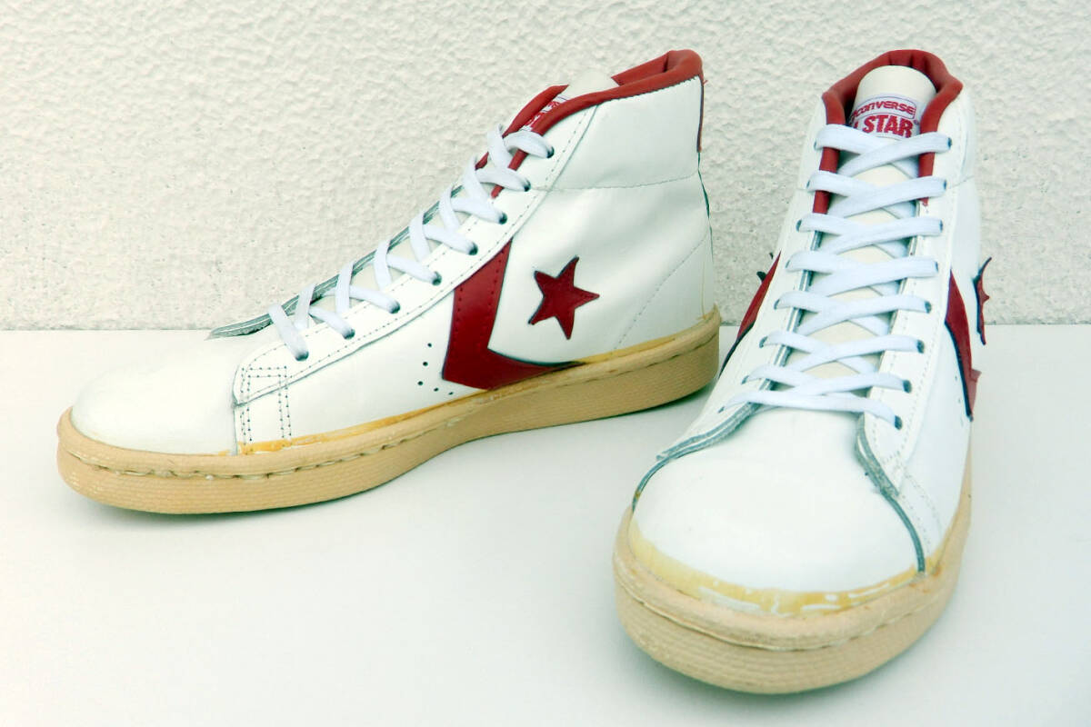 コンバース プロレザー ハイ 1970年代 デッドストック ヴィンテージ MADE IN USA チャックテイラー ジャックスター ワンスター ドクターJ_画像3