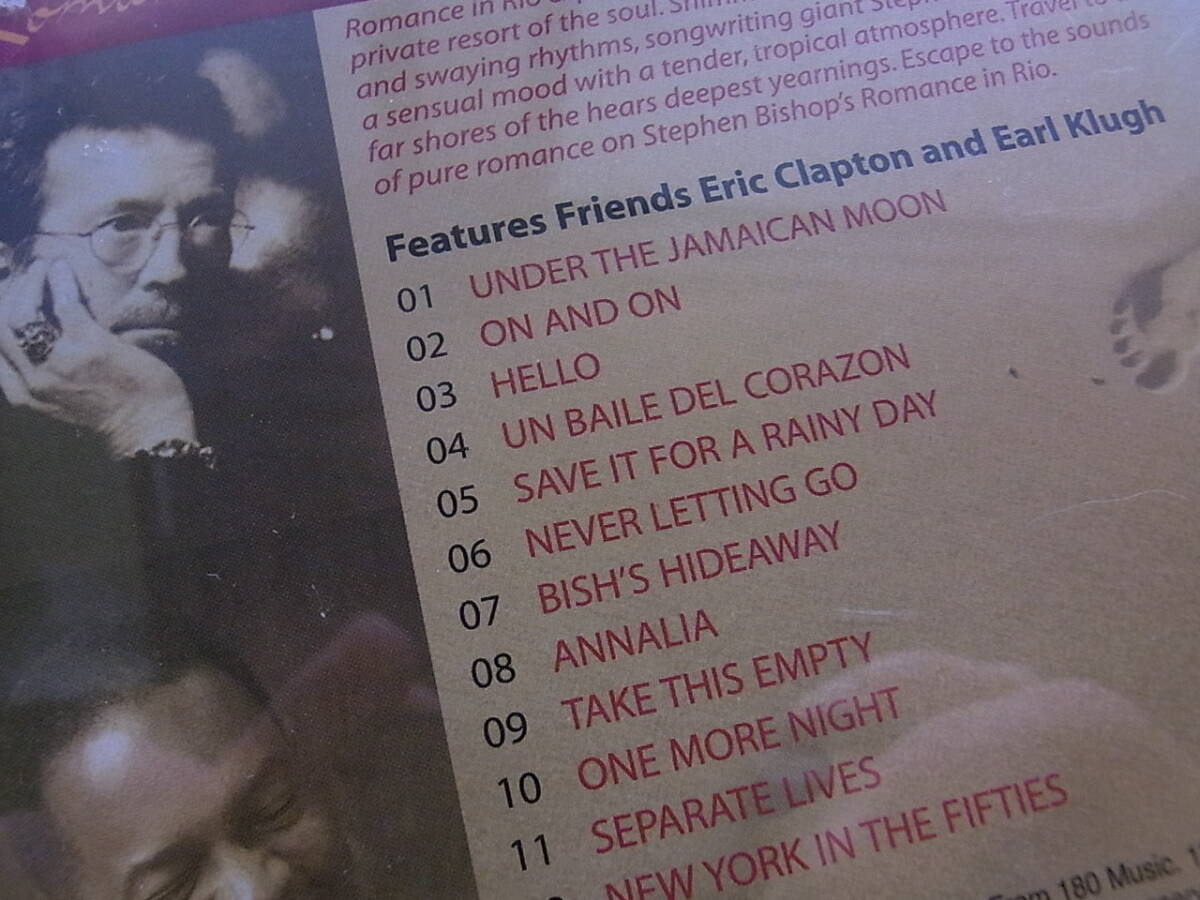 スティーブン・ビショップ Romance in Rio エリック・クラプトン&アール・クルー AOR ボサノヴァ CD_画像4