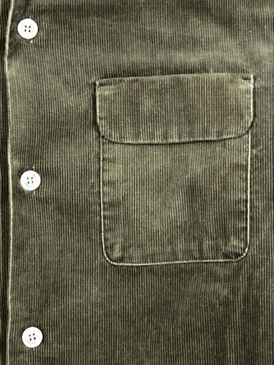 Subculture CORDUROY SHIRT サブカルチャー テンダーロイン コーデュロイ シャツ SCSH-S2303 オリーブ グリーン サイズ2(Lサイズ相当)_画像4