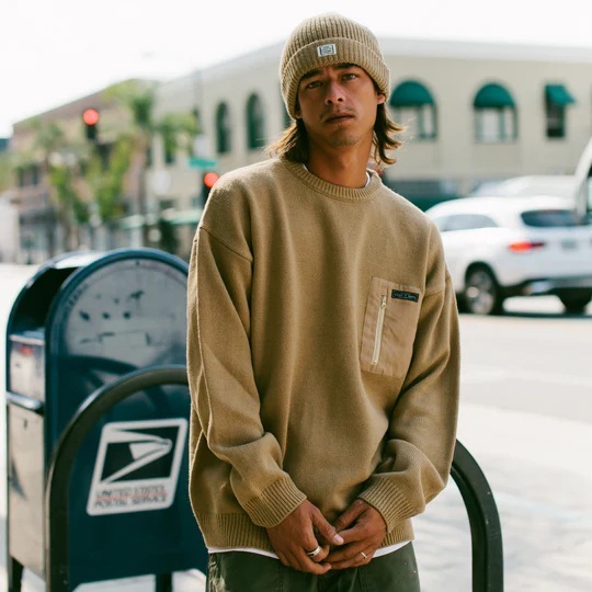 送料無料 新品 タグ付き 定価19,580円 21AW CLUCT クラクト VISTA BELLA KNIT アクリルウール プルオーバー ニット セーター ベージュ L_画像4