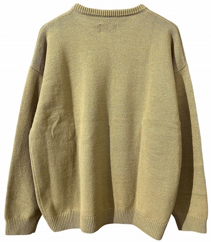 送料無料 新品 タグ付き 定価19,580円 21AW CLUCT クラクト VISTA BELLA KNIT アクリルウール プルオーバー ニット セーター ベージュ L_画像3