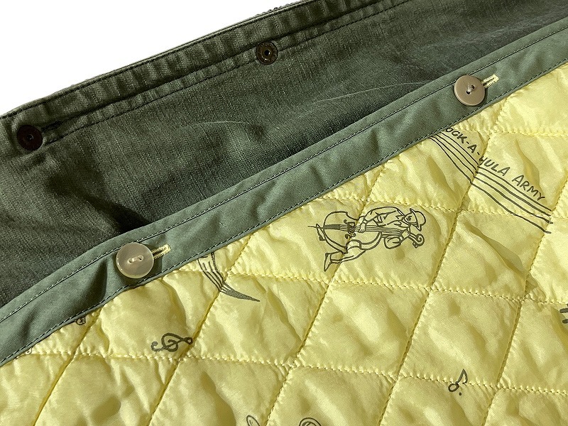 送無 希少 初期 PORTER CLASSIC ポータークラシック HAND WORK MILITARY COAT ライナー エイジング 加工 ハンドワーク ミリタリー コート M_画像8