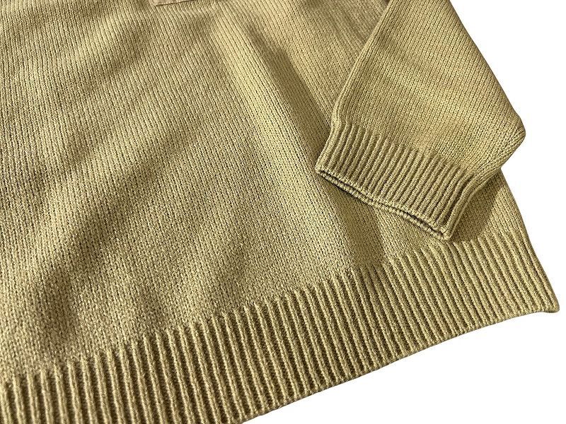 送料無料 新品 タグ付き 定価19,580円 21AW CLUCT クラクト VISTA BELLA KNIT アクリルウール プルオーバー ニット セーター ベージュ L_画像6