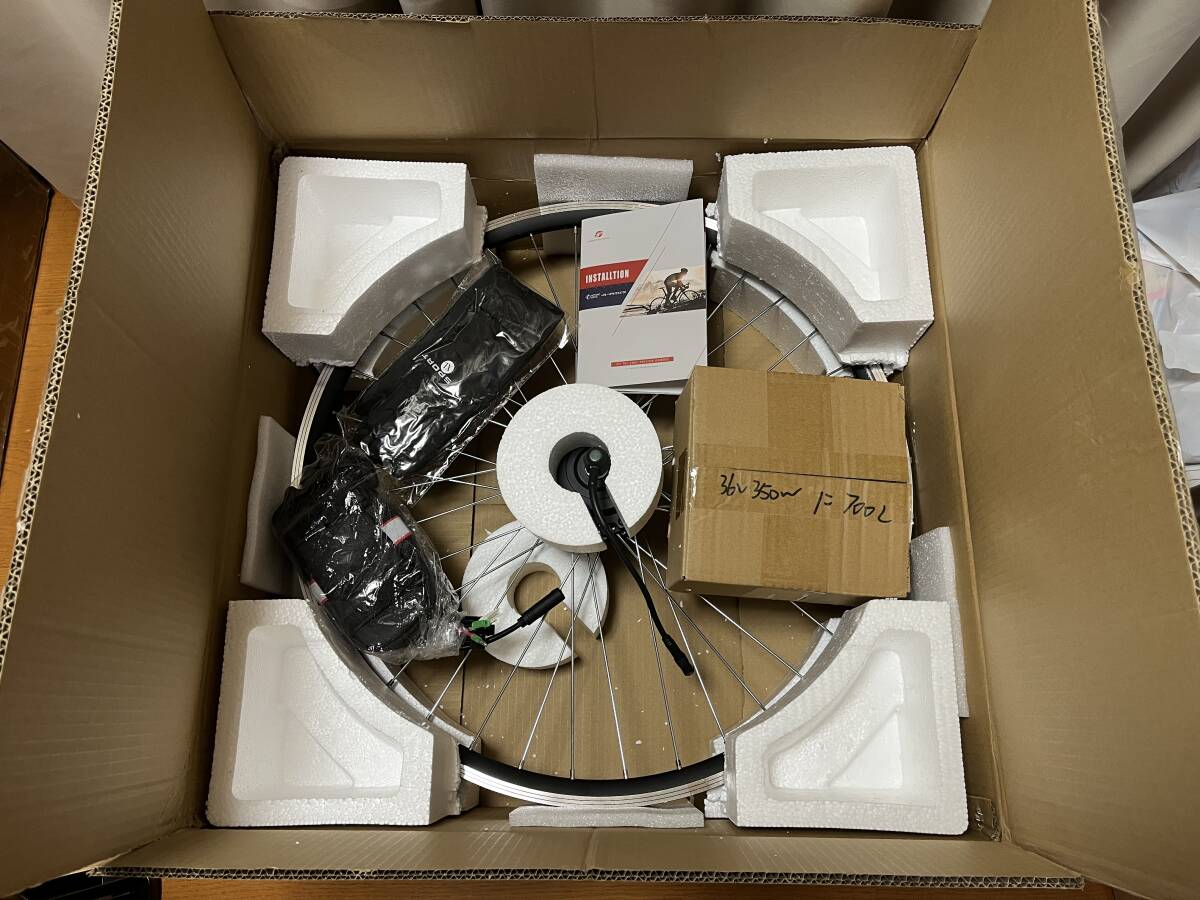 SOMEDAY フロントハブモーター ３５０Ｗ ３６Ｖ ７００ｃ 新品未使用品 電動自転車変換キット　E-bike ConversionKit Front Wheel HubMotor_画像1