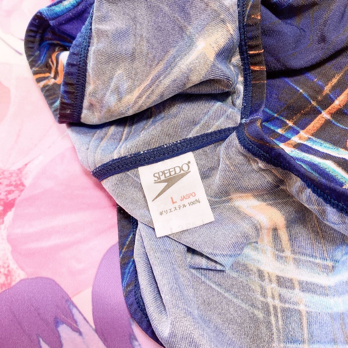 300 SPEEDO 競泳水着　ハイレグ　競泳　水着　ワンピース　スイムウエア　整理品　Lサイズ_画像6
