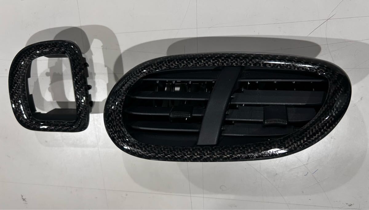 fd3s エアコンルーバー　吹き出し口　ベンチレーター　専用設(shè)計　カーボントリム　