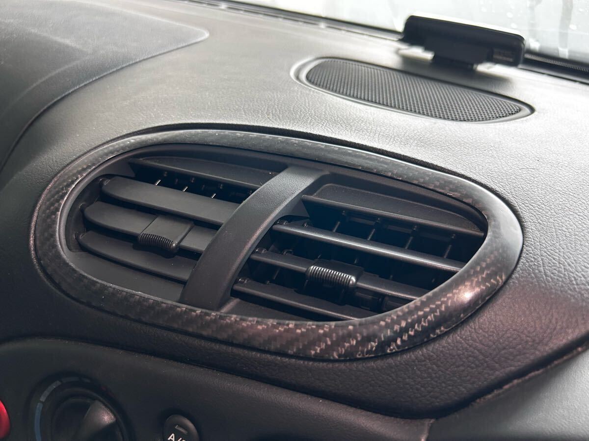 fd3s エアコンルーバー　吹き出し口　ベンチレーター　専用設(shè)計　カーボントリム　