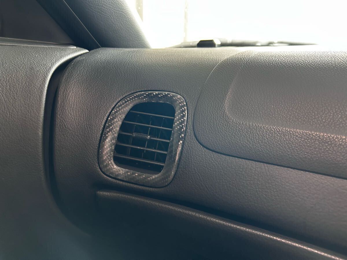 fd3s エアコンルーバー　吹き出し口　ベンチレーター　専用設(shè)計　カーボントリム　