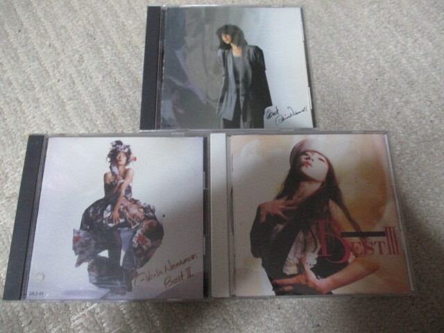 ◇中森明菜/「BEST」「BESTⅡ」「BESTⅢ」◇CD3枚で　少女A　セカンド・ラブ　ミ・アモーレ　難破船　送185_画像1