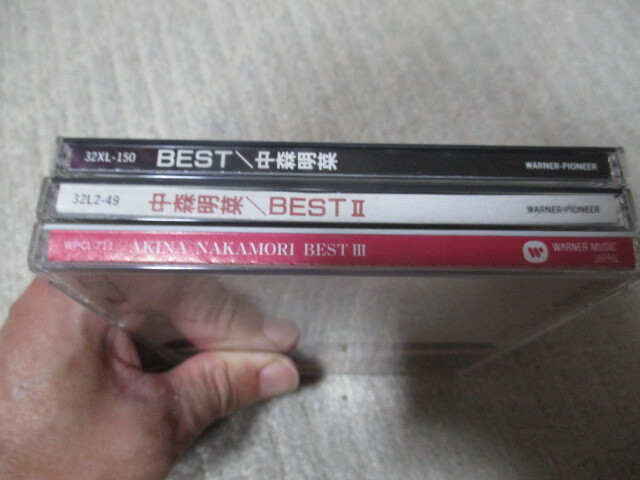 ◇中森明菜/「BEST」「BESTⅡ」「BESTⅢ」◇CD3枚で　少女A　セカンド・ラブ　ミ・アモーレ　難破船　送185_画像4