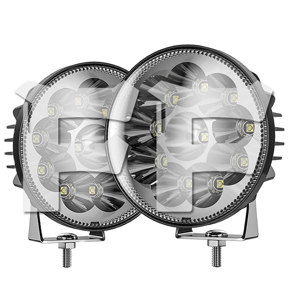 新発売!! LED ワークライト 30W 4インチ 作業灯 ホワイト 6500K CREEチップ搭載 12V/24V兼用 ジープ ジムニー SUV ボート 工事現場 2個_画像1