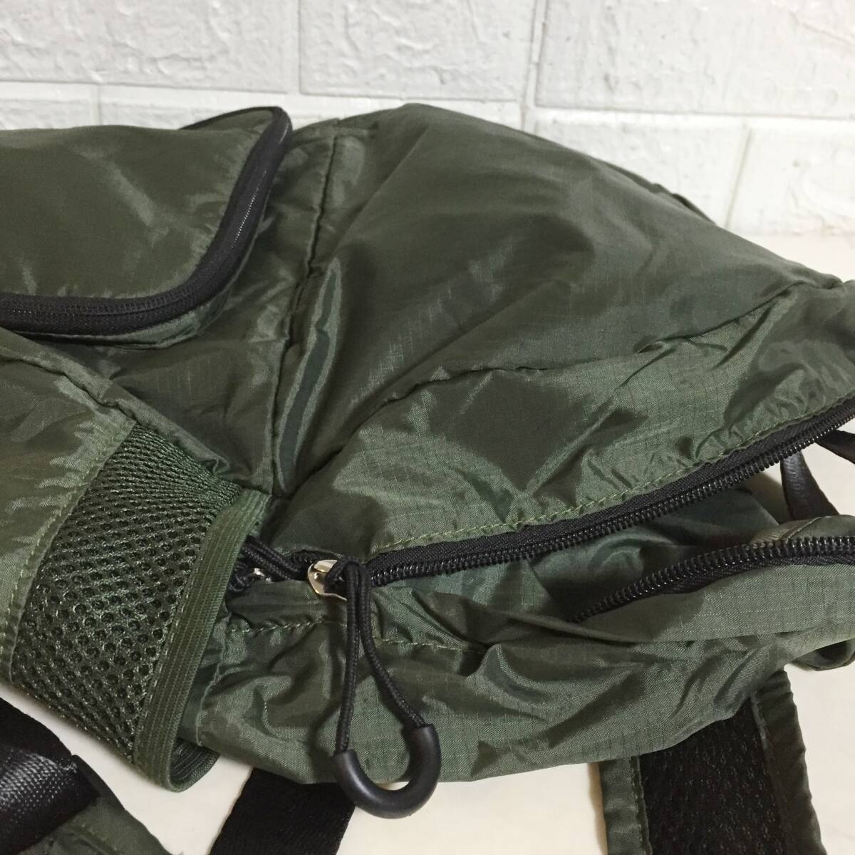 no36158 ZUCCa ズッカ ナイロン 2way トートバッグ リュックサック デイパック 通勤 通学 A4収納可能_画像9