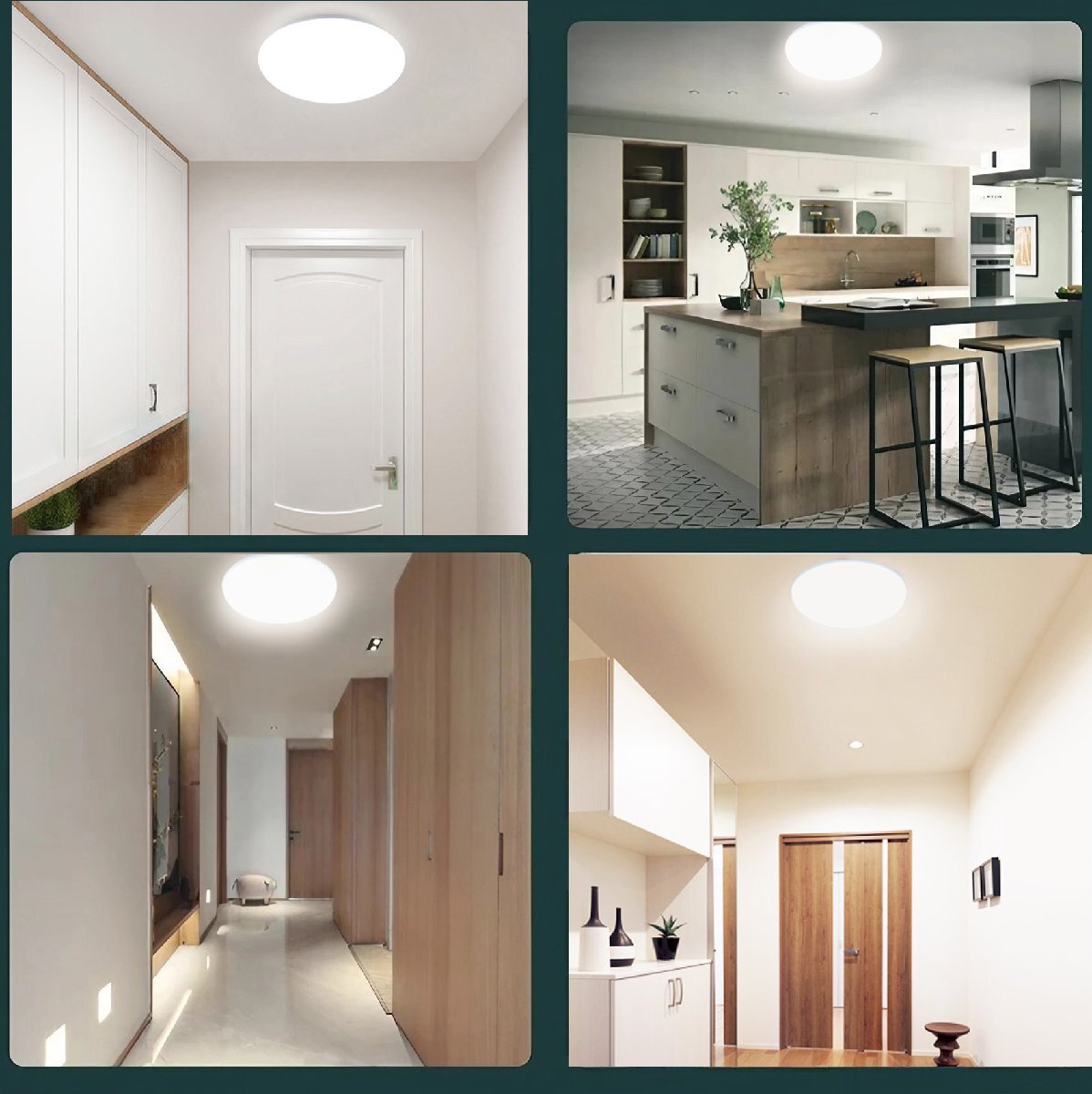 LEDシーリングライト 小型 100W相当 LED シーリングライト おしゃれ シーリングライト LED 4.5畳 LEDシーリングライト コンパクト 昼光色_画像10