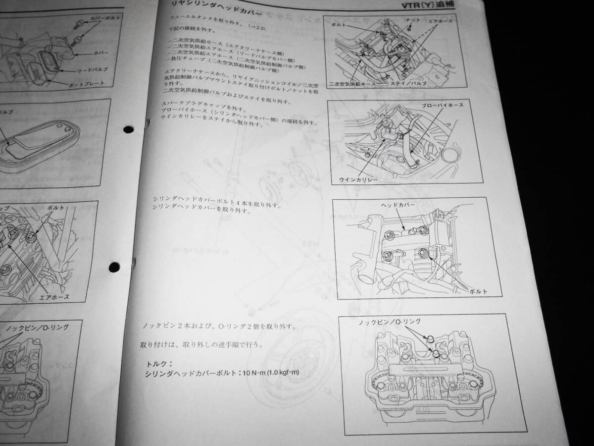 ホンダ VTR250 (Y) BA-MC33 サービスマニュアル 追加版_画像7