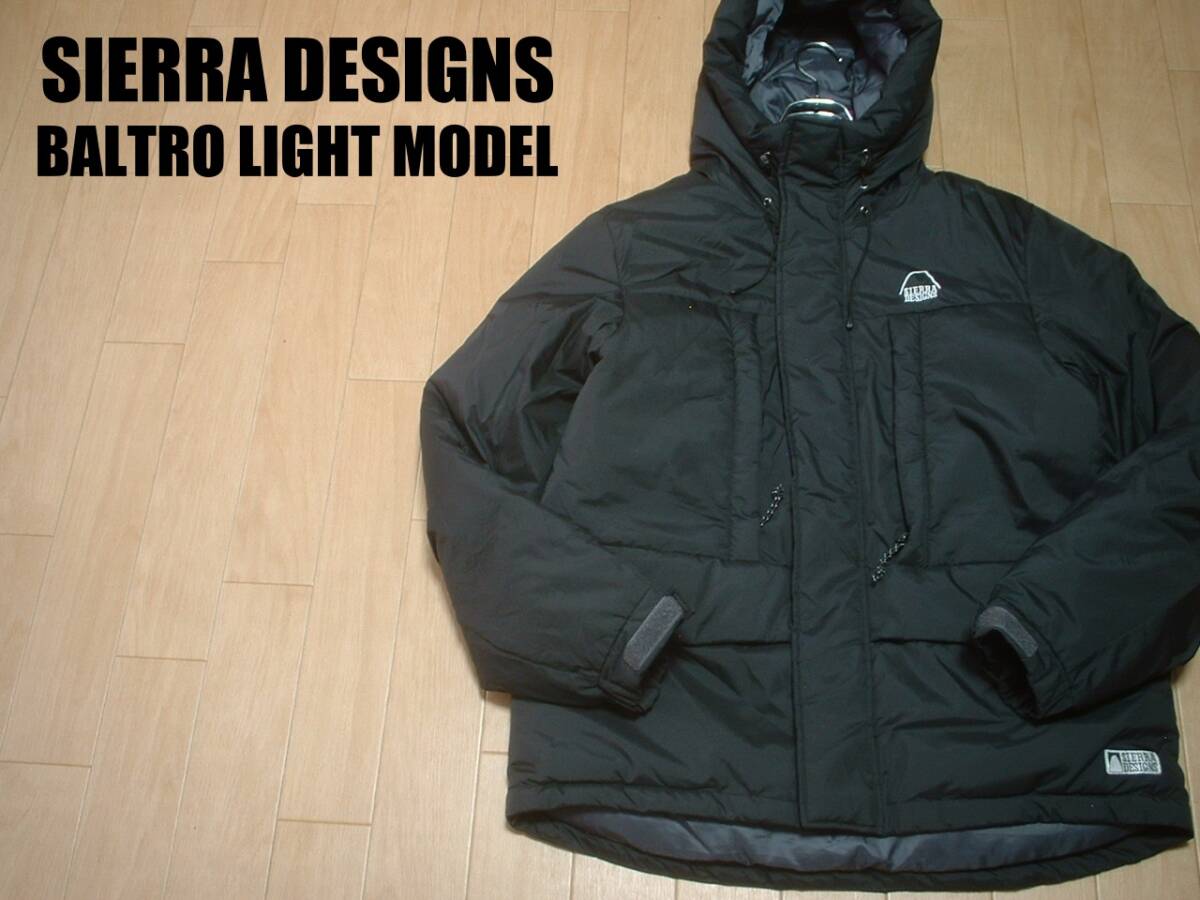 SIERRA DESIGNSバルトロライトモデル中綿ジャケットLブラック正規20966126シエラデザインLIMITED EDITION黒マウンテンパーカーBALTRO LIGHT_画像1