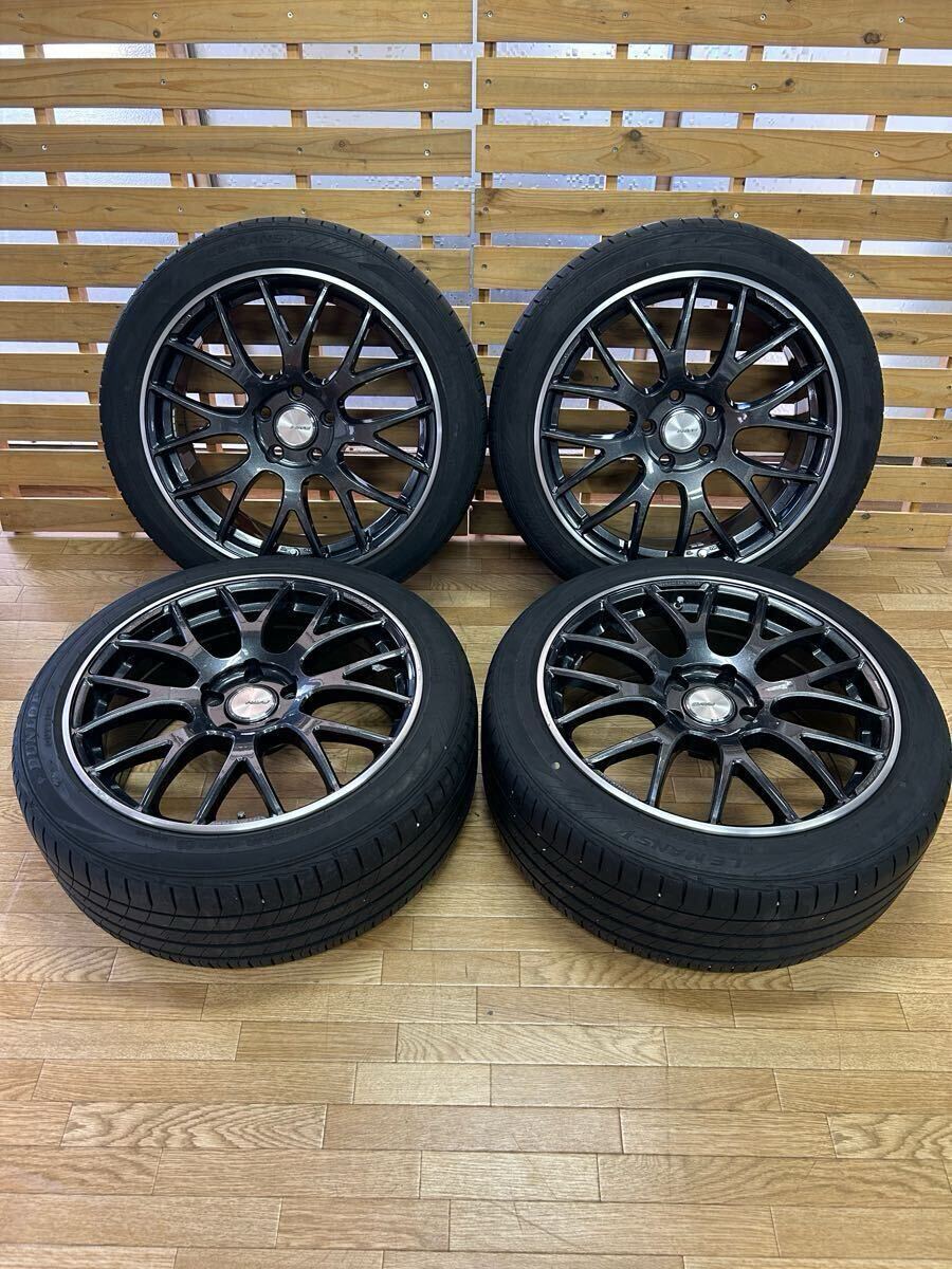 【超希少！】RAYS HOMURA 2×8GTS 18インチ　8J PCD114.3 5穴　ET43 ハブ径約74 タイヤ:225/45R18 管理K-257_画像1