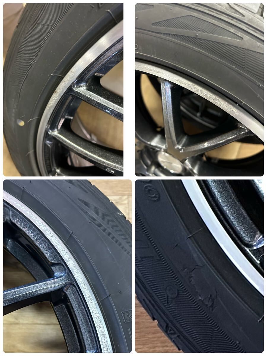 【超希少！】RAYS HOMURA 2×8GTS 18インチ　8J PCD114.3 5穴　ET43 ハブ径約74 タイヤ:225/45R18 管理K-257_画像10