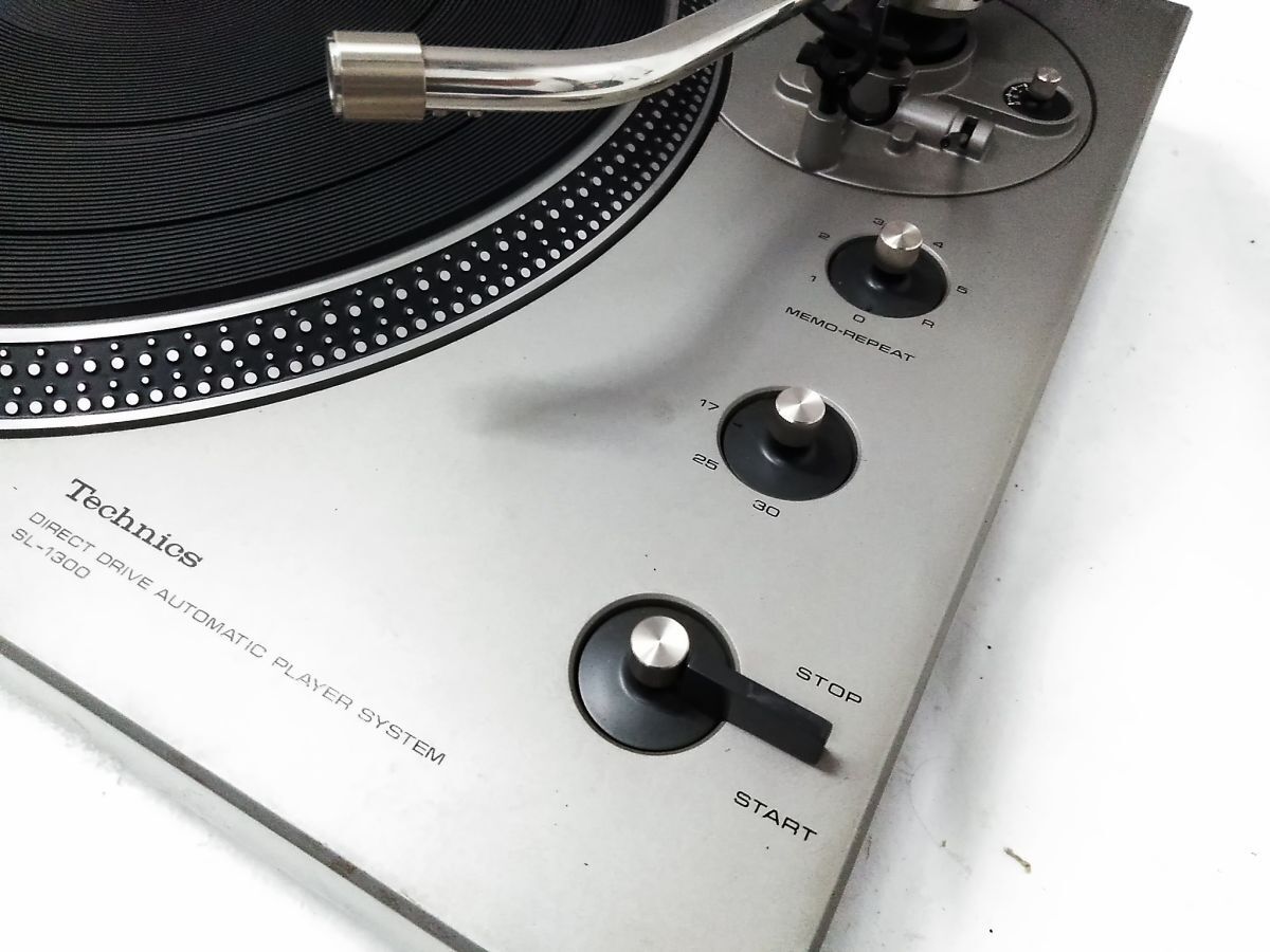 □ジャンク Technics テクニクス SL-1300 レコードプレーヤー ターンテーブル オーディオ機器 1007-51 @140□_画像4