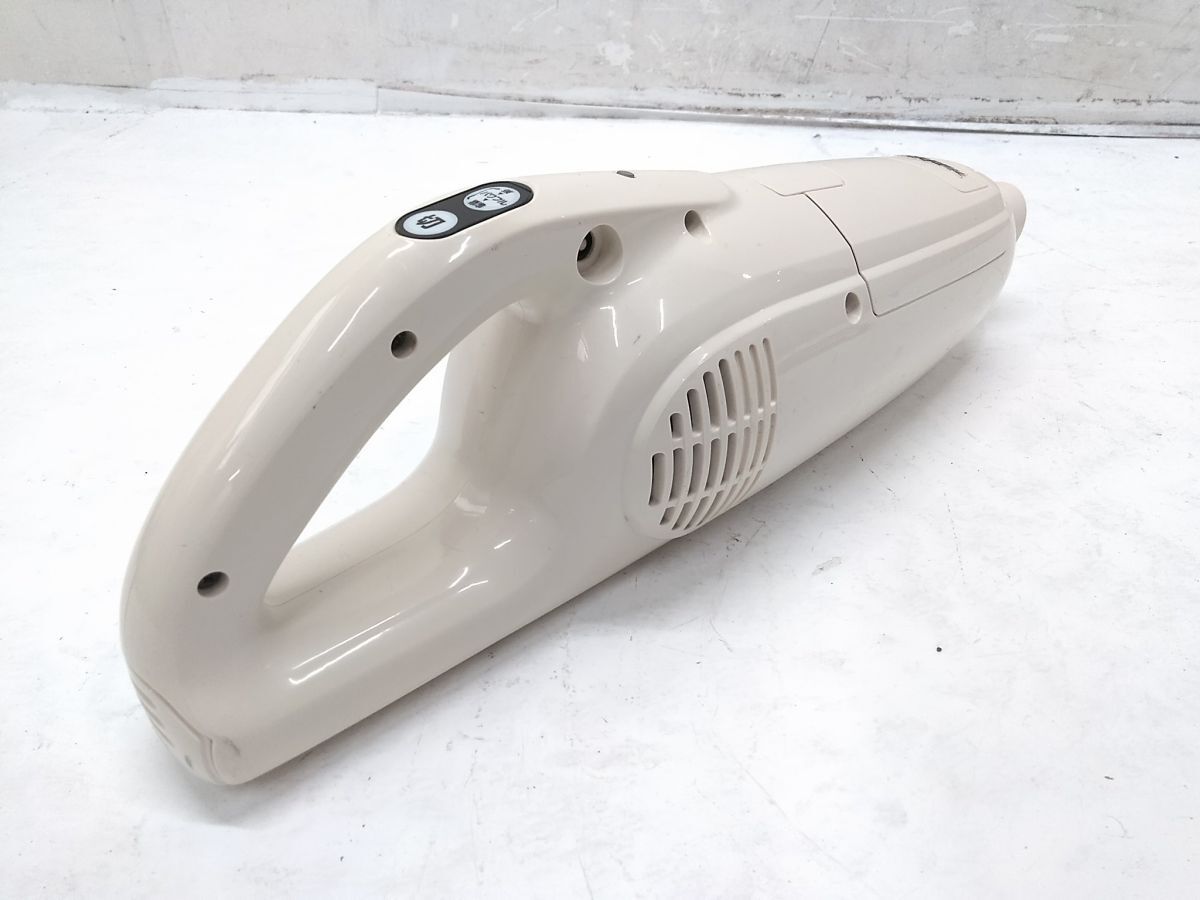 ●動作品 makita マキタ 充電式クリーナー CL105D(N) 充電式クリーナ コードレス 掃除機 充電器付き ホワイト 1007-315B @100●_画像4