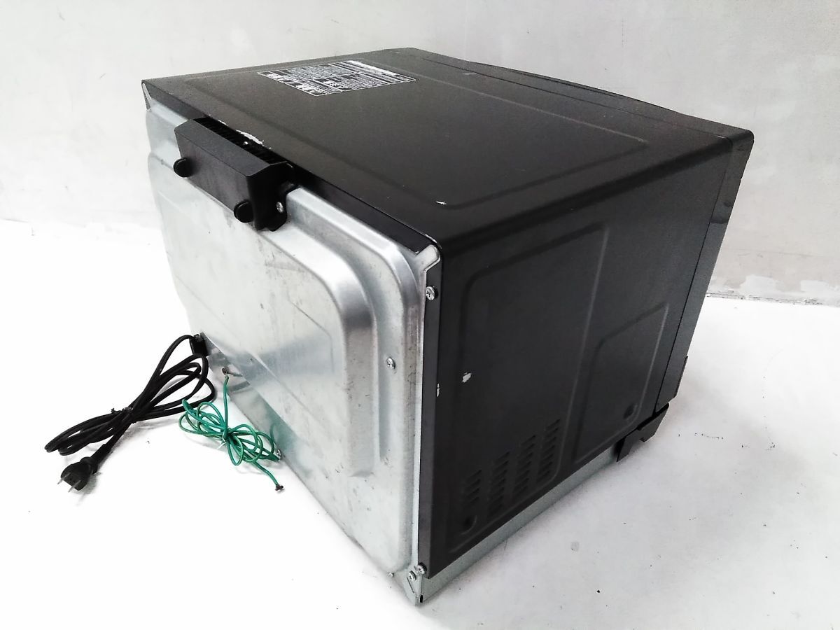 □動作品 東芝 TOSHIBA スチームオーブンレンジ 石窯ドーム ブラック ER-SD70-K 26L 2018年制 1008-3 〒@140□