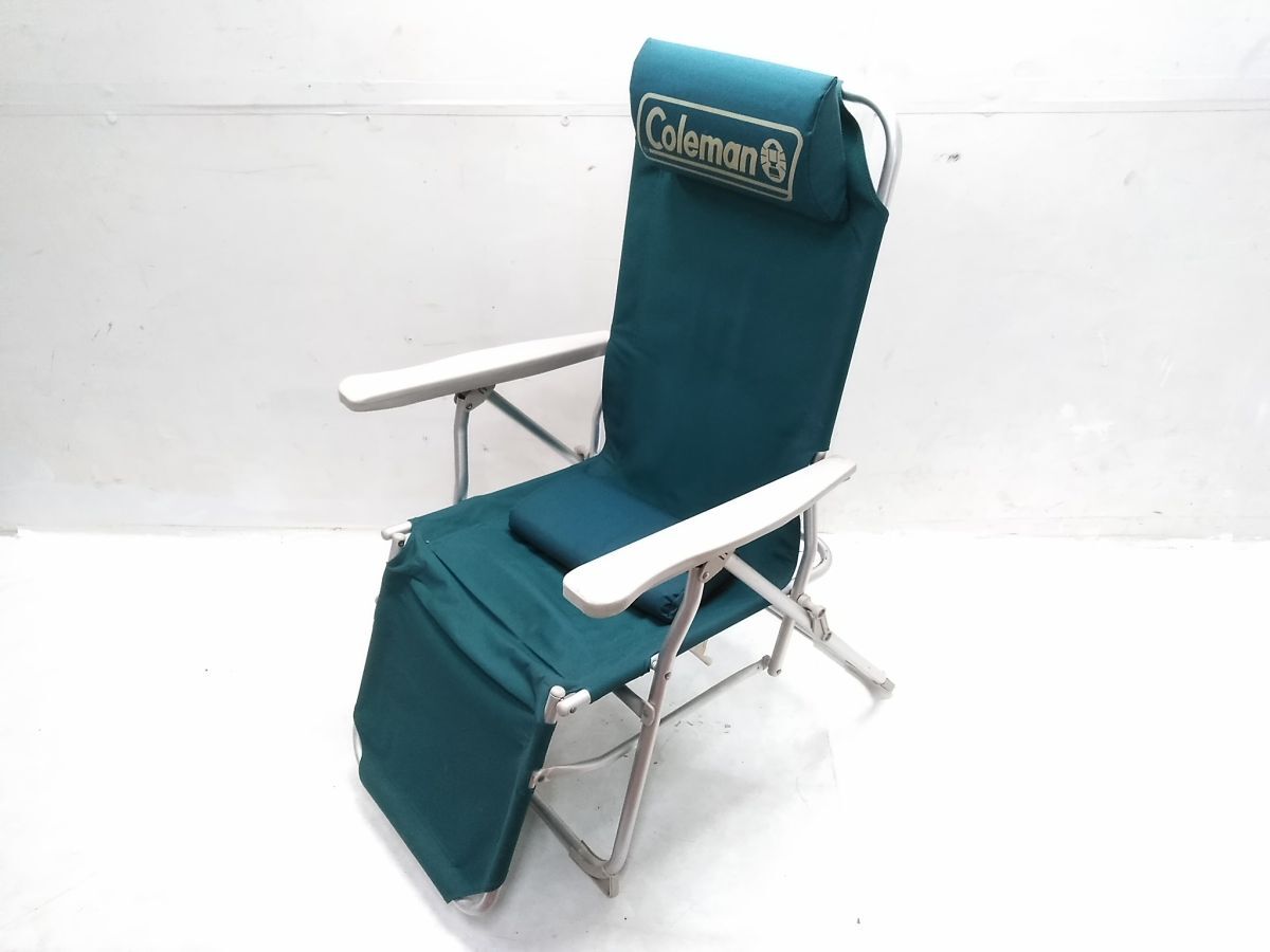 ?Coleman コールマン ファーストクラスチェア Model 170-5513 折り畳み式 アウトドアチェア グリーン 1010-97D @200?