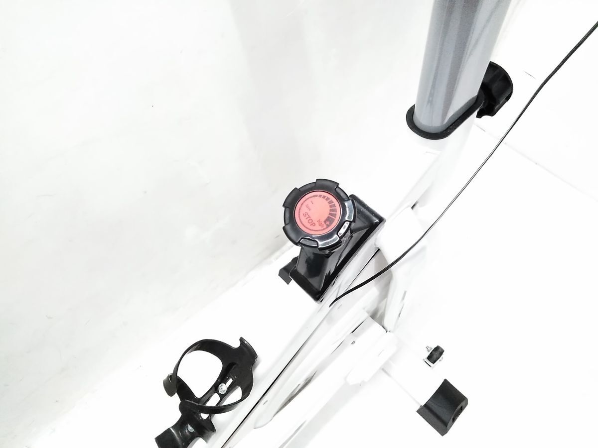 □動作品 QLEE FITNESS スピンバイク XD-01 エアロバイク エクササイズ用品 トレーニング 静音 1014-59 ※□_画像5